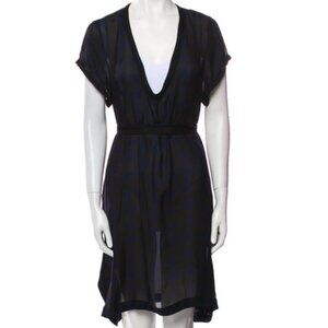 A.L.C. Plunge Neckline Knee-Length Dress Size: S